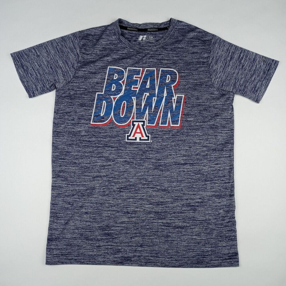 Arizona Wildcats T-Shirt Bear Down Short Sleeve NCAA Men's Size 38/40 Medium